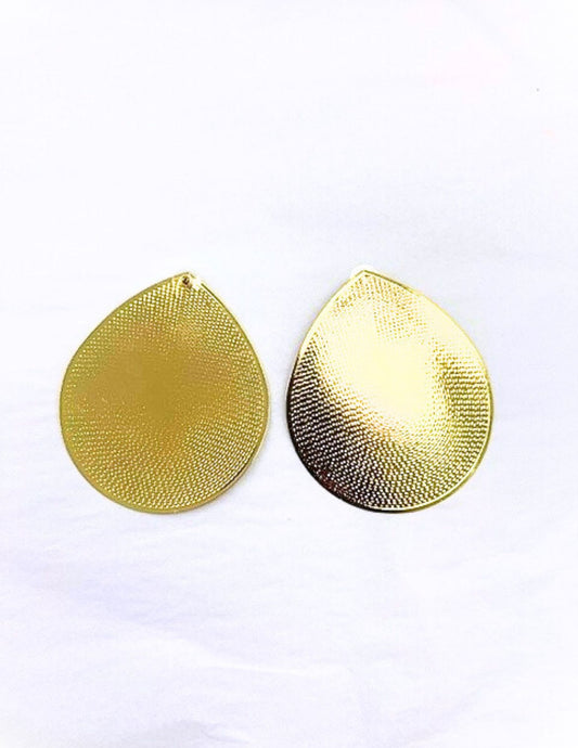Golden Fan  Earrings